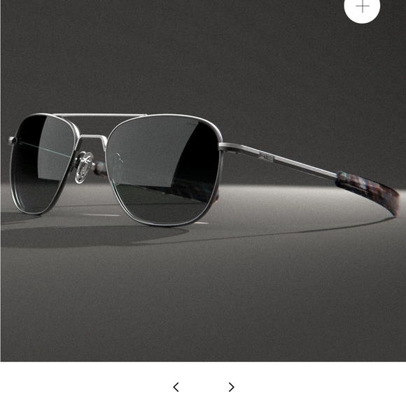 Randolph Aviator Satin Gunmetal & Polarized Slate - Picture 3 of 14